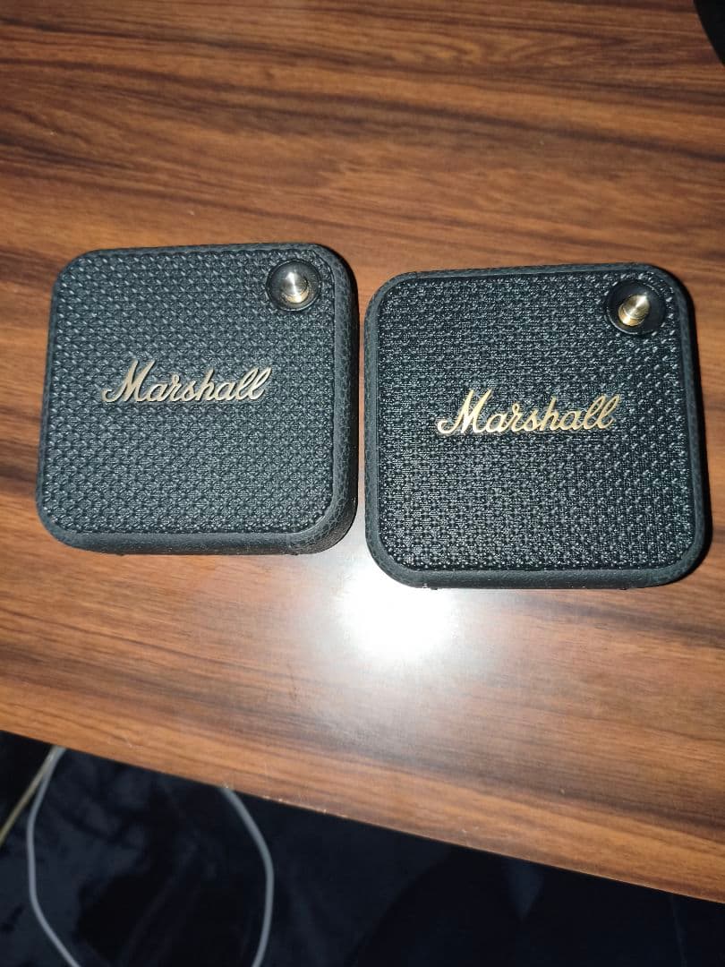 Marshall Willen 初代モデル 2台セット★スタックモード可能 Willenは小さくてもMarshallのBlack and Brassが最高に格好良い