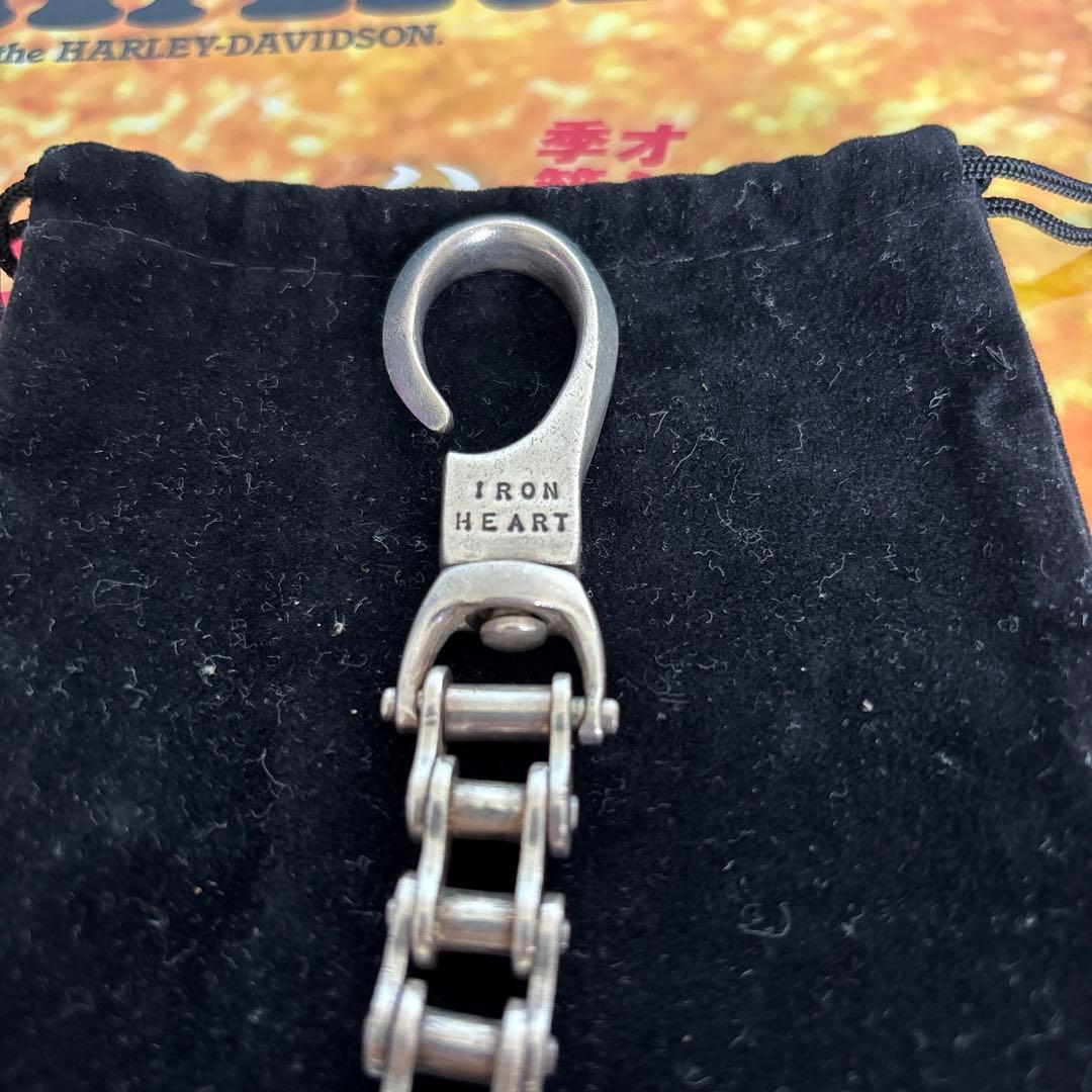 IRON HEART チェーン型キーホルダー バングル 限定展開】“LH-1”チャンキーチェーンブレスレット（type B