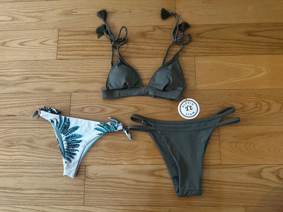 ALEXIA STAM アリシアスタン 水着 未使用品23,870円相当 ALEXIA STAM（アリシアスタン） 水着 Skylar/ レースアップBTM