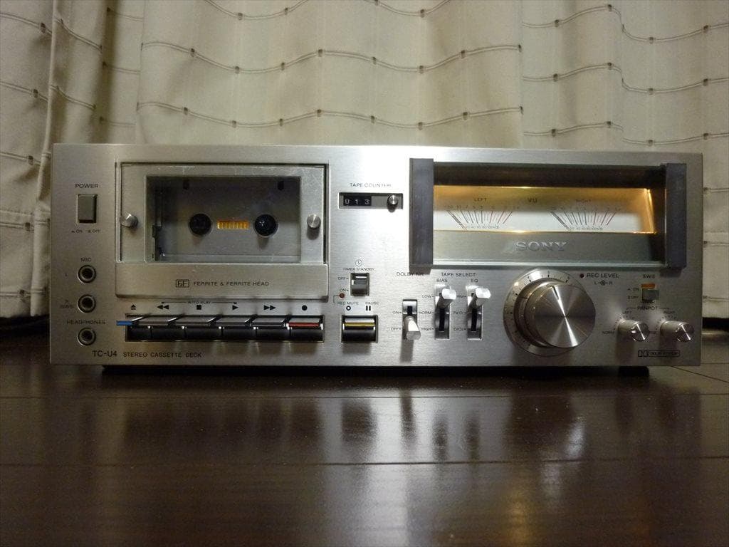 SONY ソニー カセットデッキ TC-U4 修理済 全機能動作 美品 SONY カセットデッキ TC-U4 | 八王子リカバリーのブログ