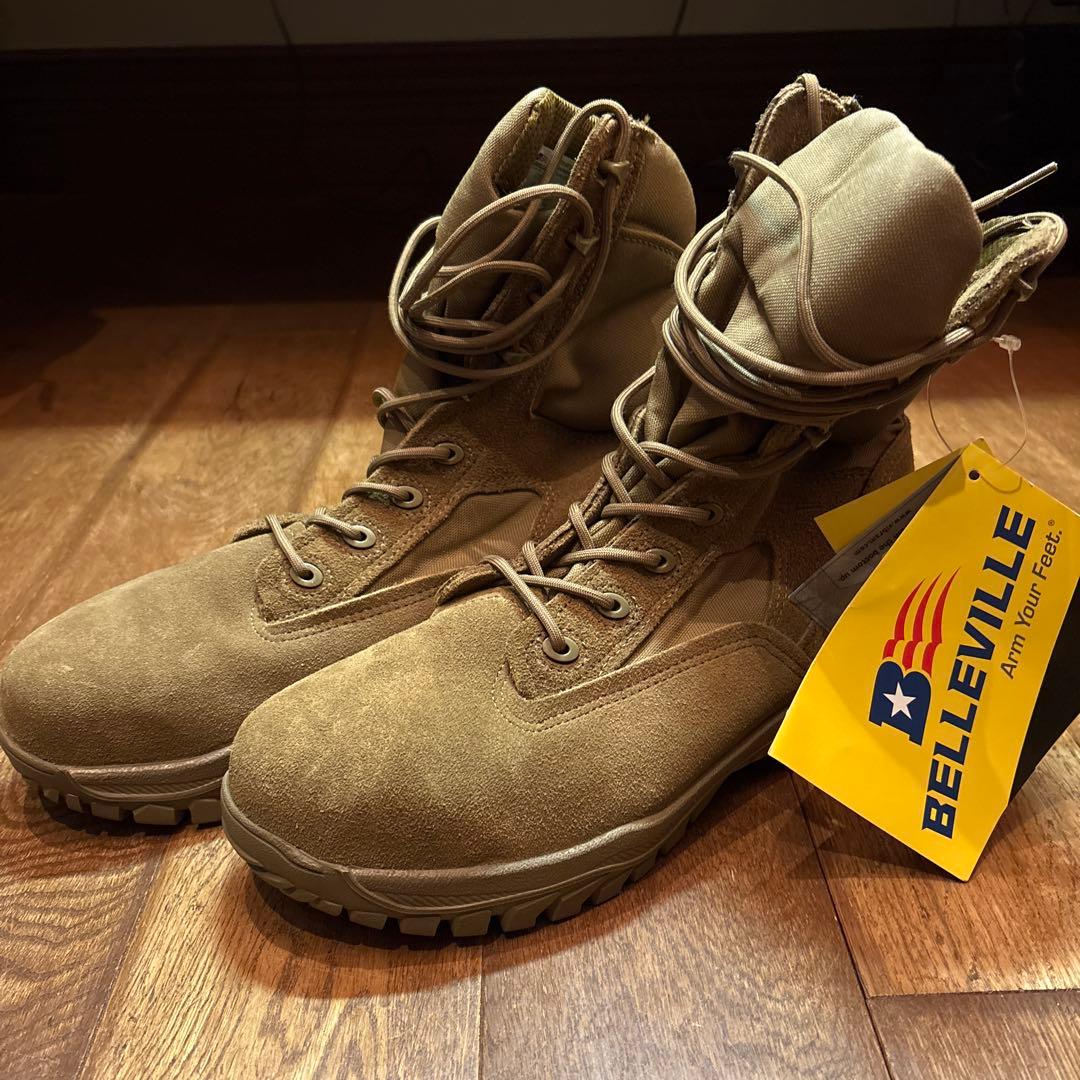 Belleville Boots ブラウン ミリタリーブーツ Belleville ホットウェザー スチールトゥ タクティカルブーツ コヨーテ