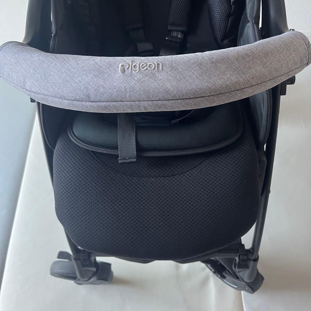 極美品】pigeon ランフィRBアップ グレー ベビーカー - メルカリ