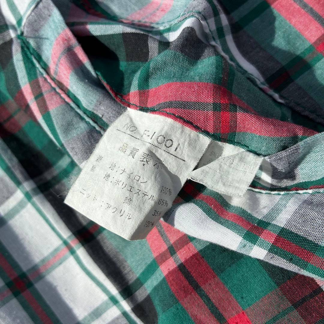 佐*藤様 90s VINTAGE リバーシブル スイングトップ 刺繍ロゴ 緑 チ