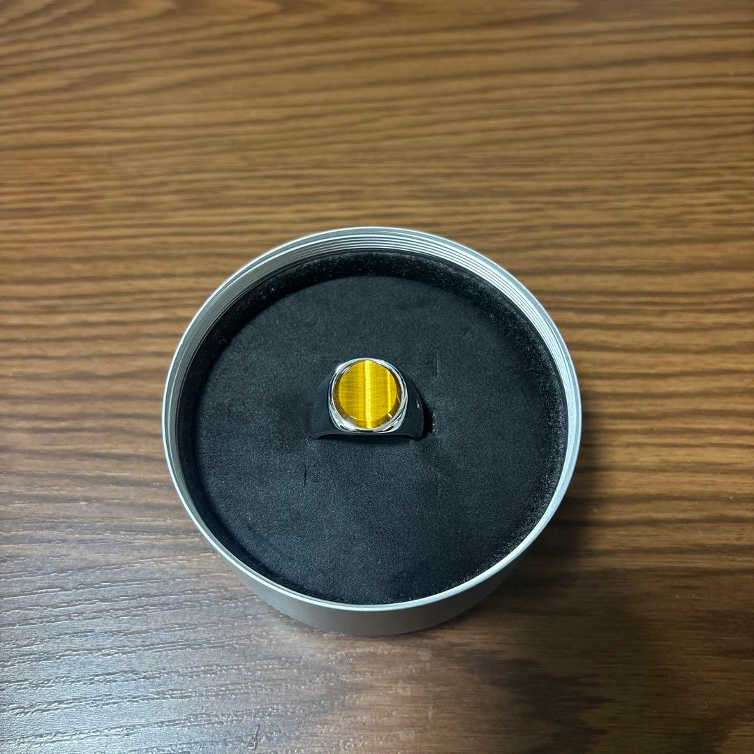 新品未使用　Tom Wood トムウッドOval Tiger Eye 58 TOMWOOD トムウッド Oval Tiger Eye オーバル タイガーアイ リング