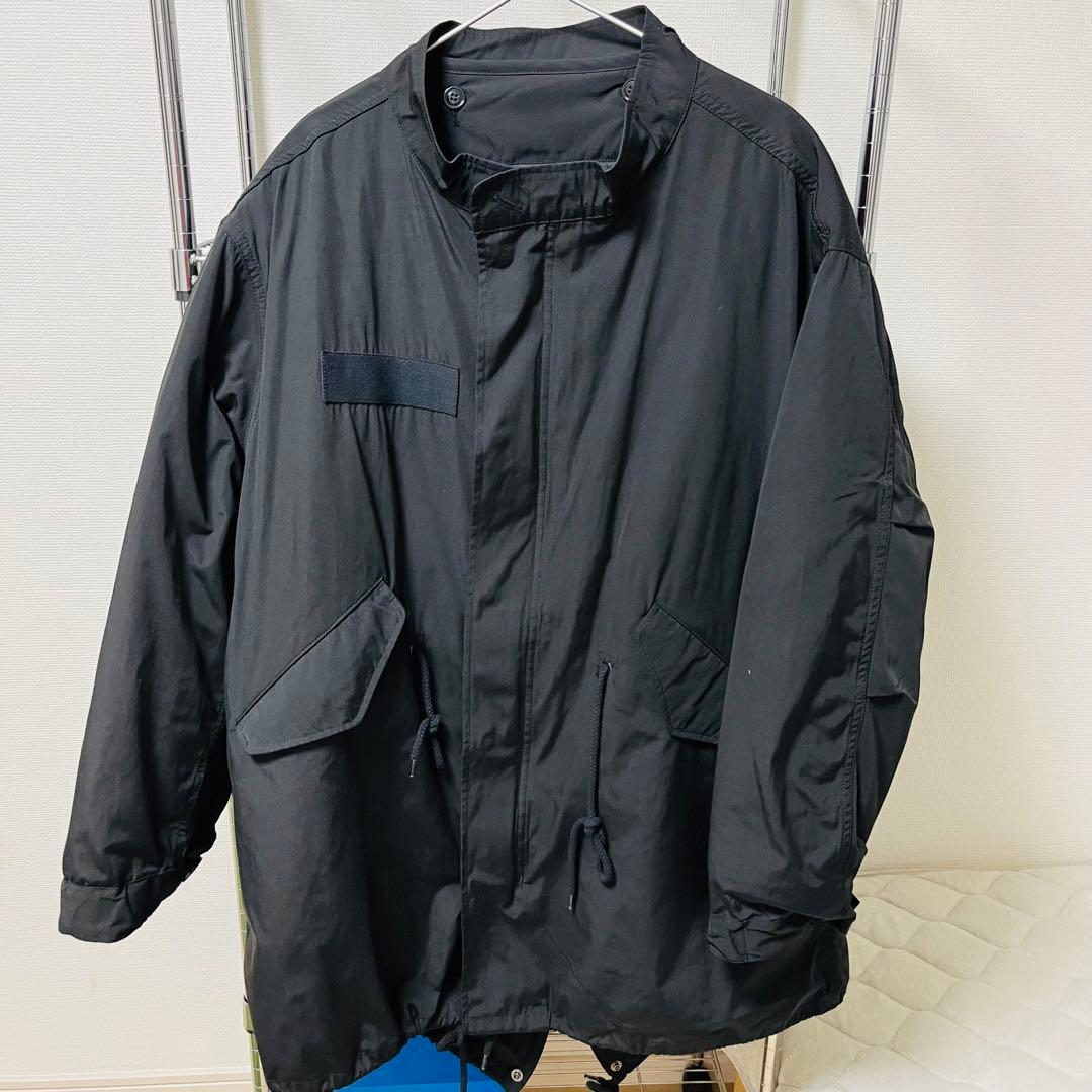古着 used HOUSTON 3WAY M-65 PARKA XXS ブラック 古着 used HOUSTON