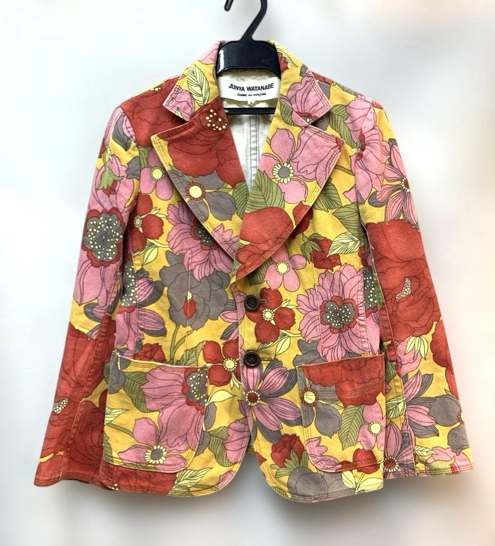 ジュンヤワタナベ コムデギャルソン フラワーデニムカバーオール JUNYA WATANABE CdG MAN×Levis(ジュンヤワタナベ コムデギャルソンマン