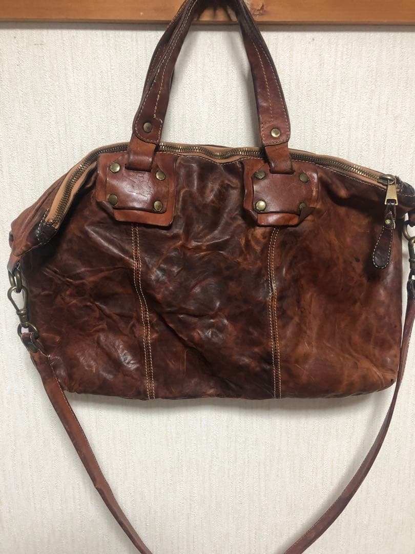 Giorgio Brato ブラウンレザーボストンバッグ 楽天市場】GIORGIO BRATO ジョルジオブラット レザー トートバッグ