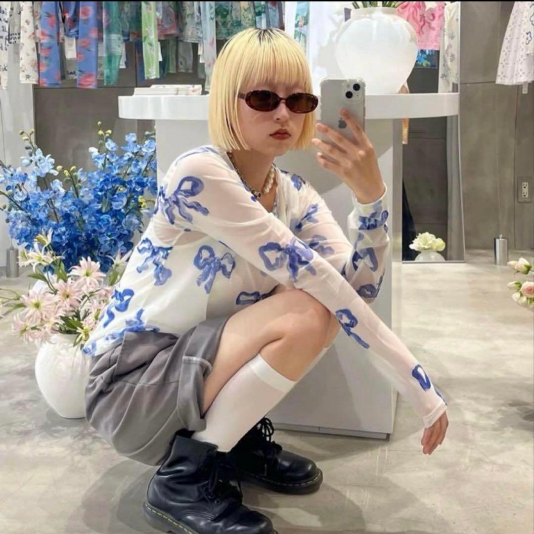 あさぎーにょ BLUE RIBBON SEETHROUGH TOPS poppy - メルカリ