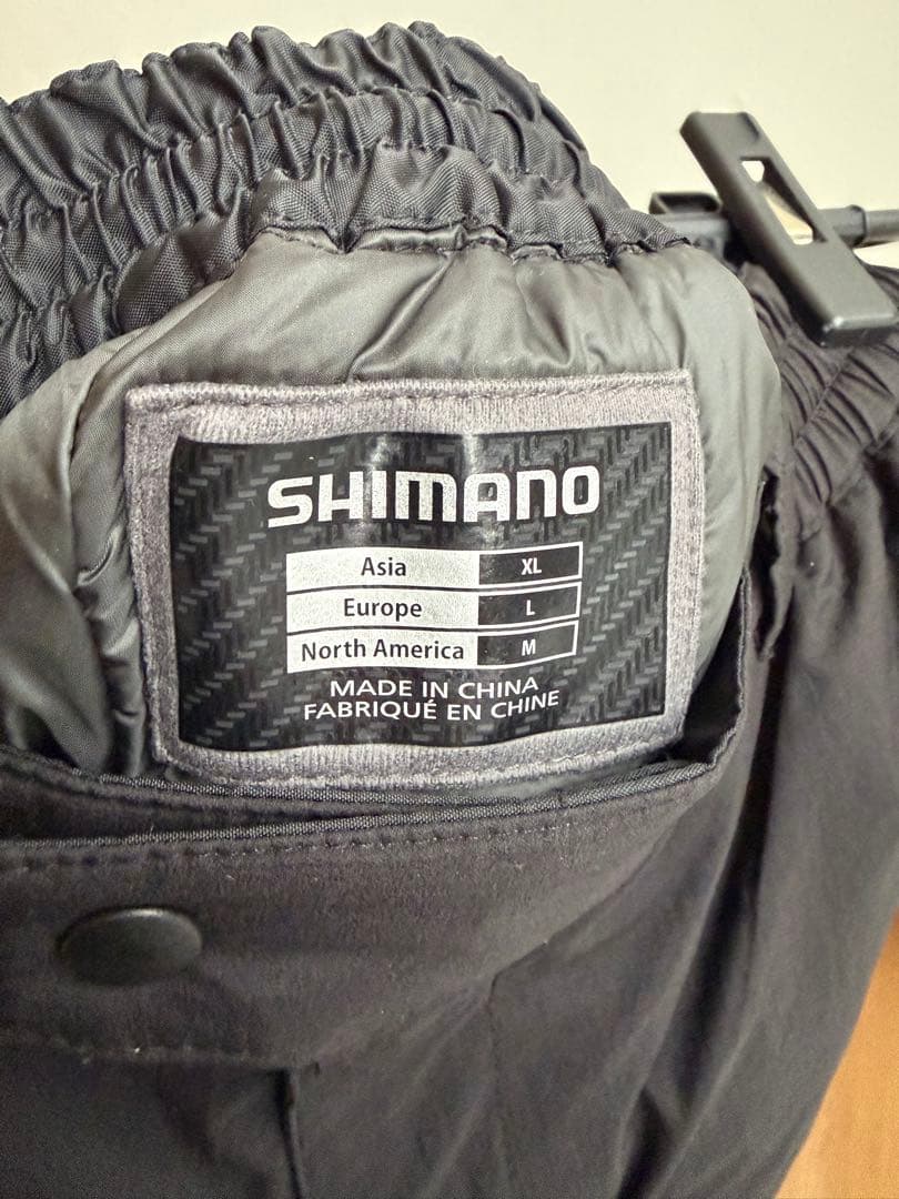 シマノ MD-055Q インシュレーション スーツ オーアブラック XL 美品