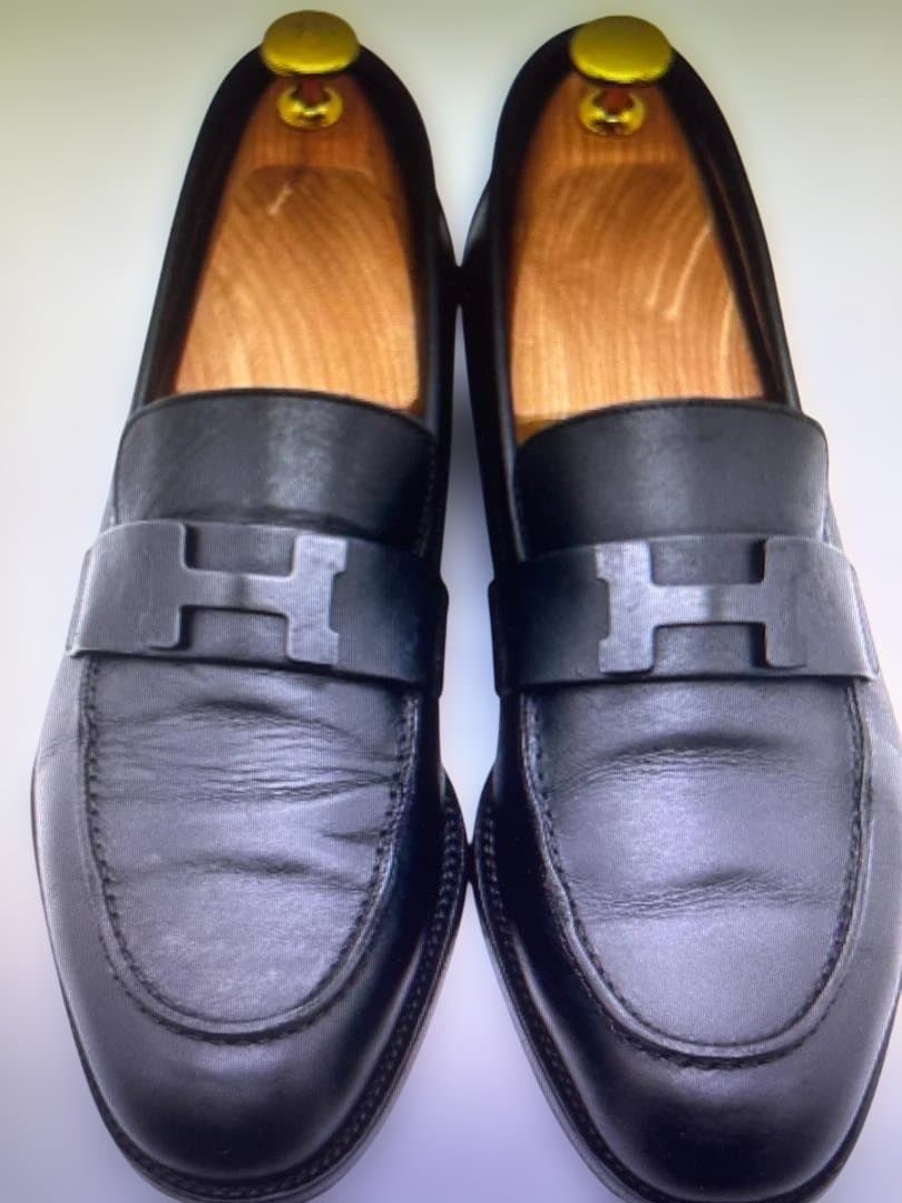 エルメス　HERMES ローファー　革靴　レザー 楽天市場】エルメス HERMES ウィングチップ ローファー 靴 レザー