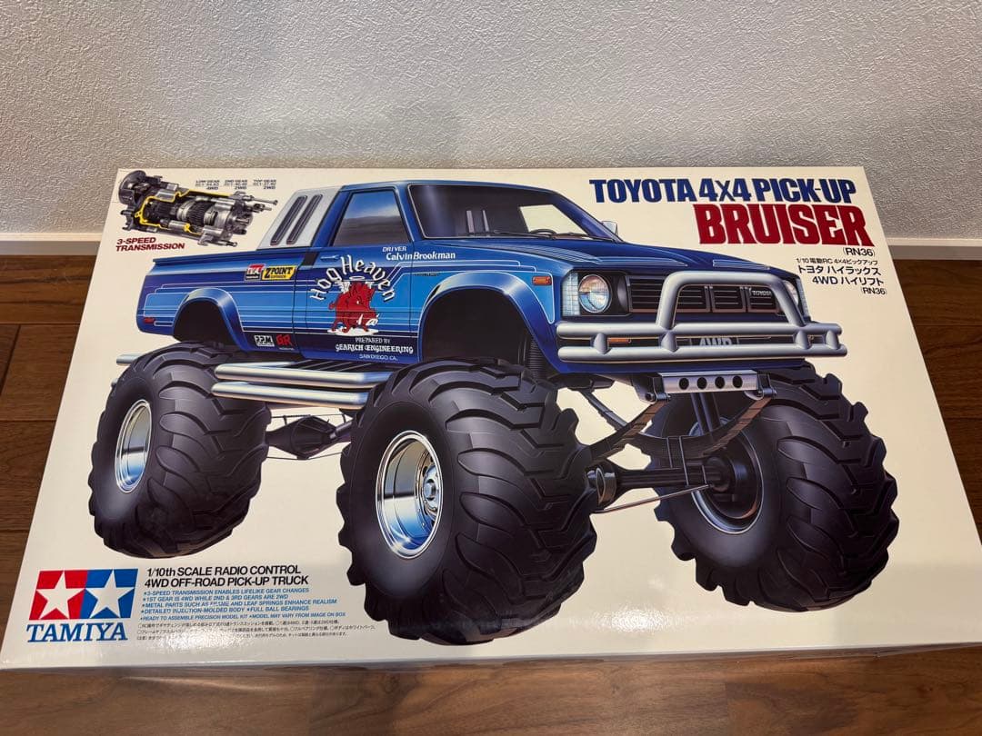 タミヤ トヨタハイラックス4X4 PICK UP BRUISER TAMIYA TOYOTA 4x4 BRUISER highly detailed Build Original Box