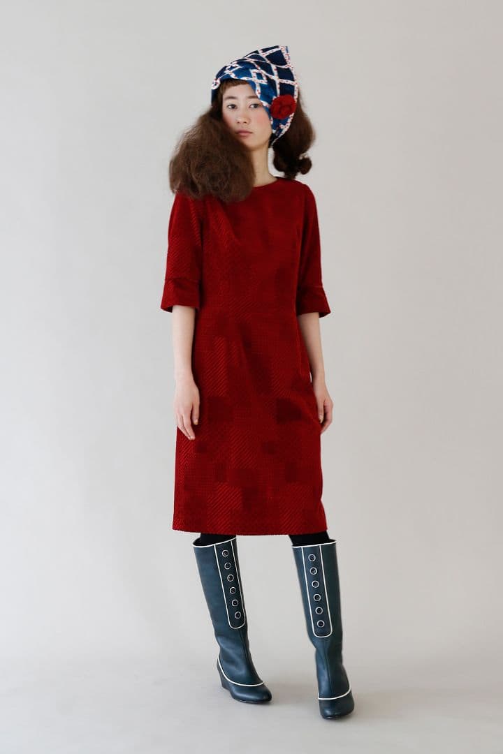 ミナペルホネン land puzzle ドレス 未使用/2024/AW/定価12.1万】ミナペルホネン mina perhonen land