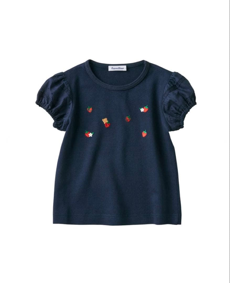 〈未使用〉ファミリア　Tシャツ　90 女の子　苺　クマ Tシャツ | ファミリア公式サイト