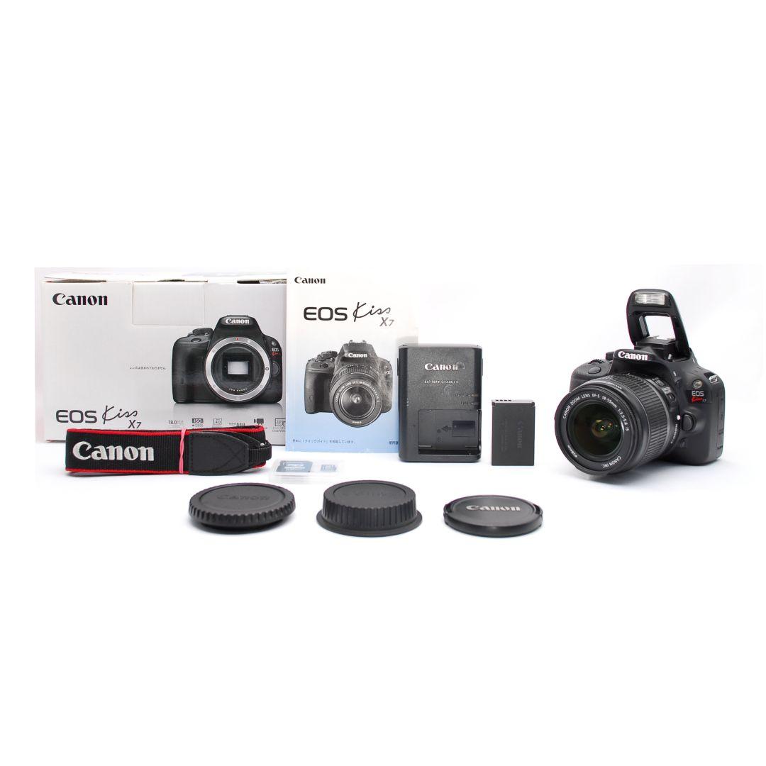 ❤即購入1000円OFF❤ キャノン Kiss X7 手振れ補正レンズ 完備品