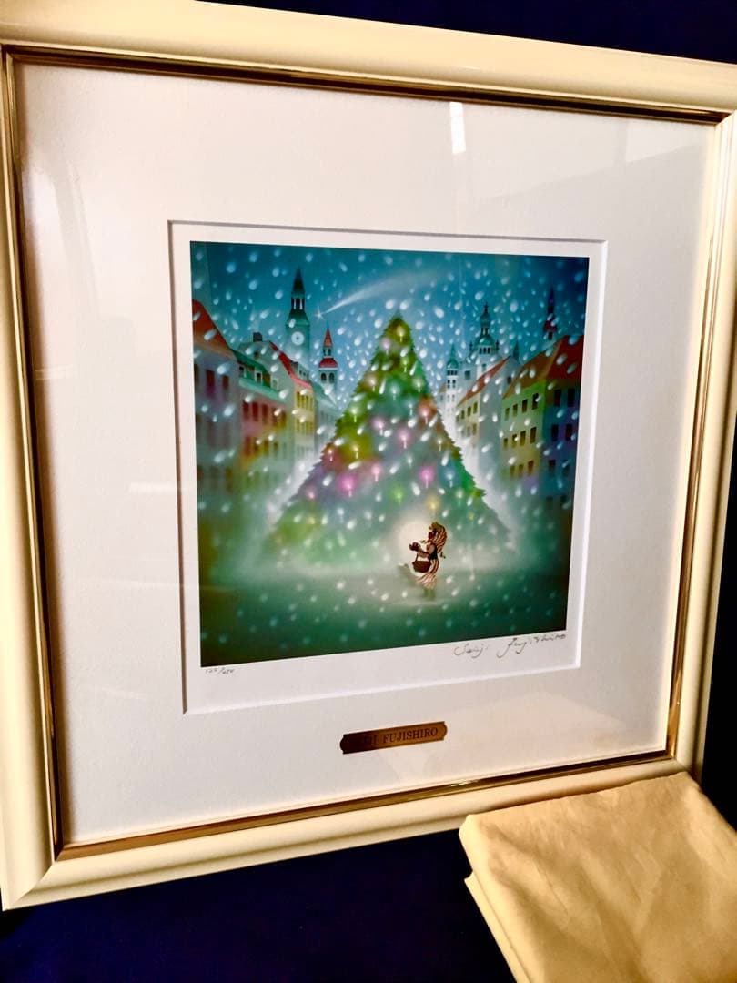 希少　藤城清治　限定品　マッチ売りの少女　122/450 真作 希少 藤城清治 限定品 マッチ売りの少女 122/450 真作 - メルカリ