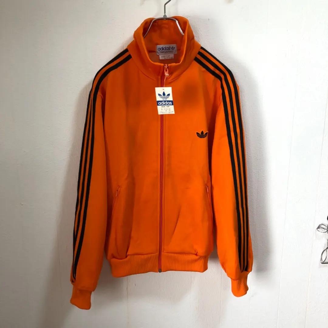 ⭐︎希少タグ付き⭐︎ アディダス トラックジャケット オレンジ 小松菜