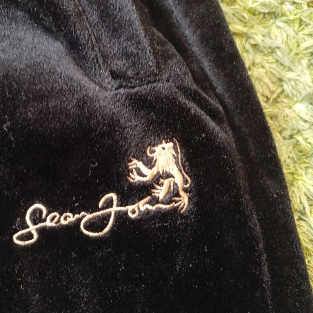 SEAN JOHN ショーン ジョン XXL 刺繍 ベロアセットアップ ジャージ