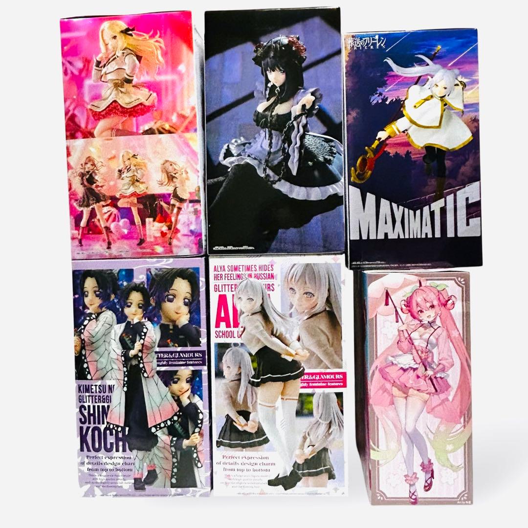 美少女 プライズフィギュア まとめ売り 6体セット - メルカリ
