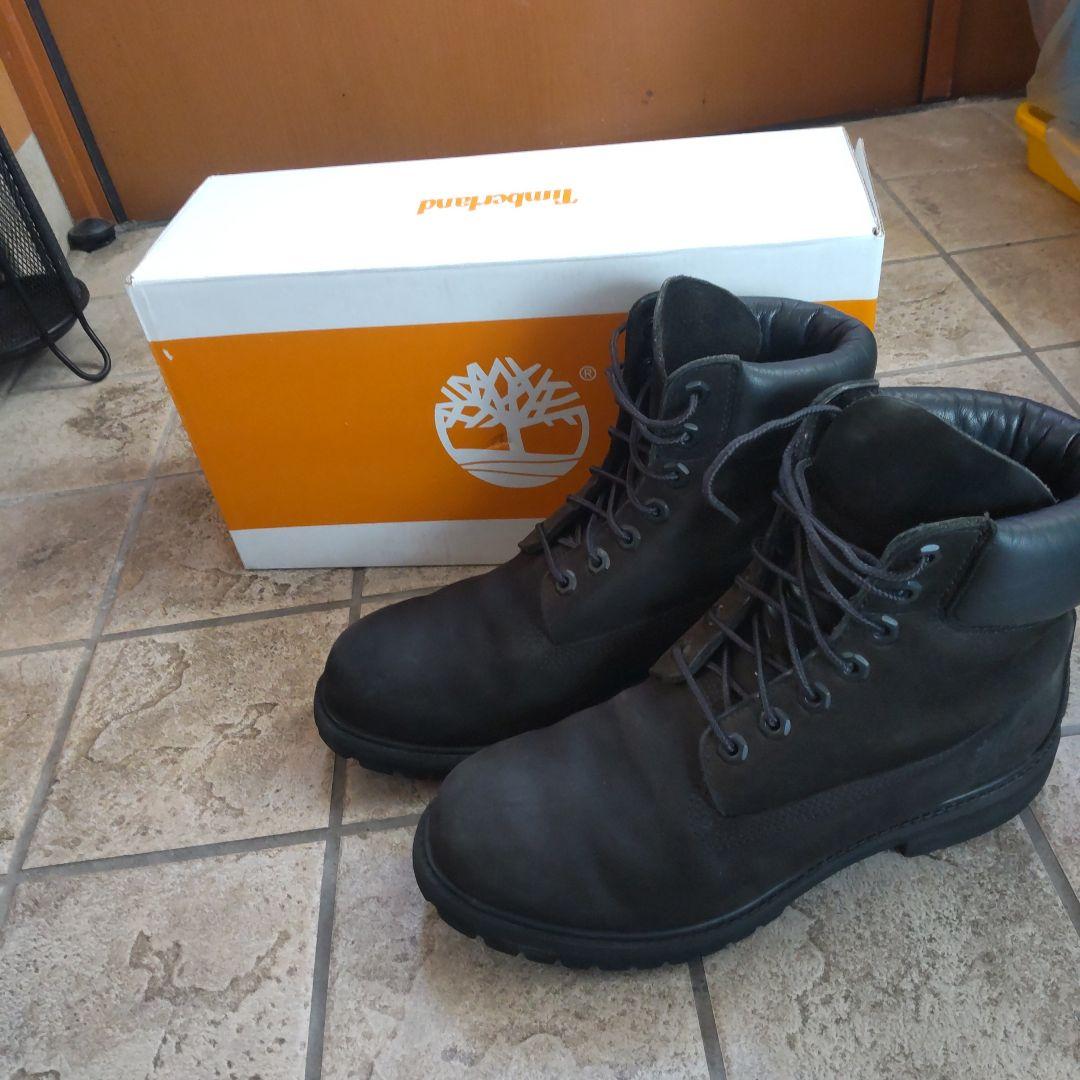 Timberland プレミアムブーツ ブラック 7w ティンバーランド ブーツ メンズ プレミアム ウォータープルーフ