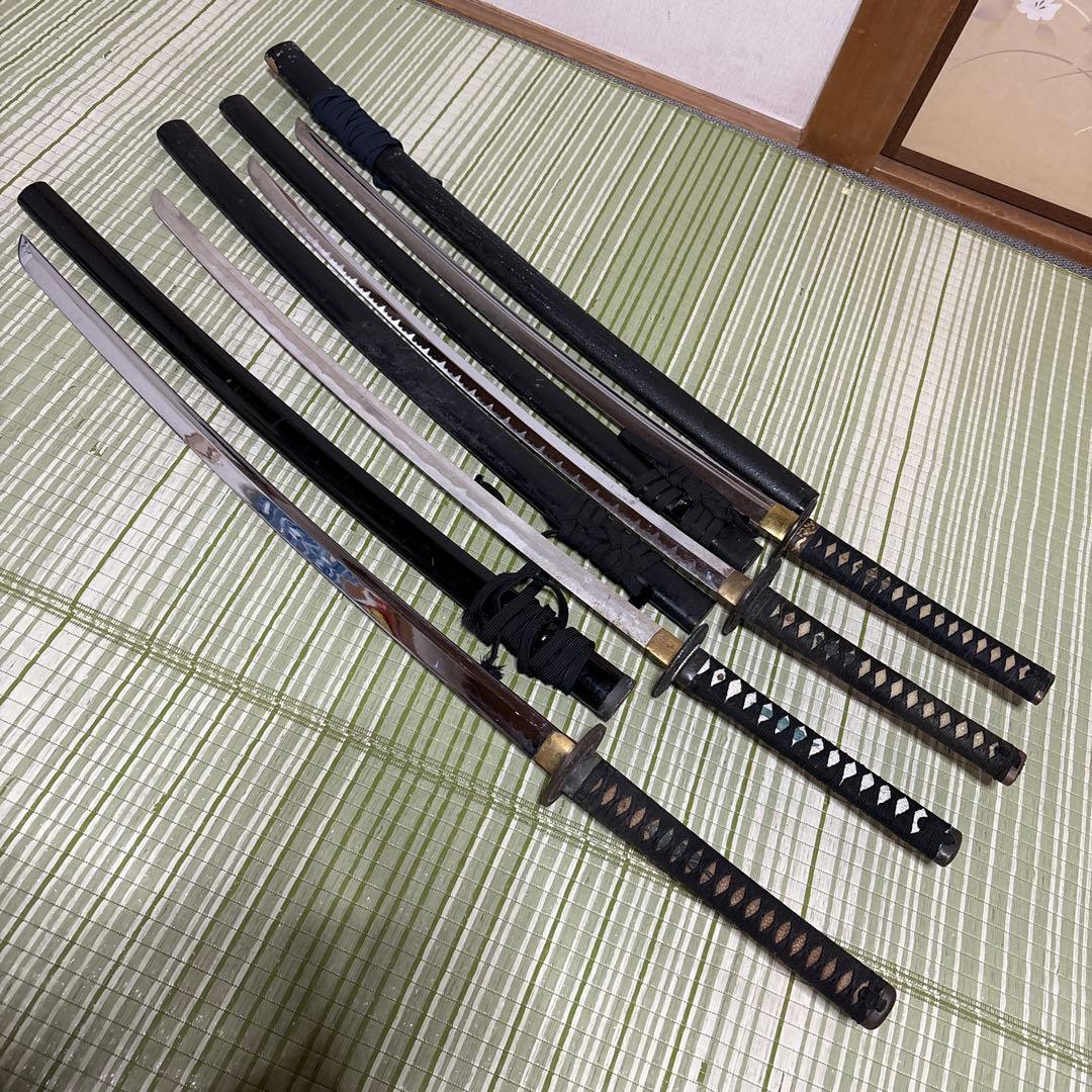 模造刀　模擬刀　武士　侍　伝統工芸　剣　ソード　太刀　鞘　鍔　4本 楽天市場】模造刀 新選組 沖田総司のもう一つの愛刀 『加州清光』拵え