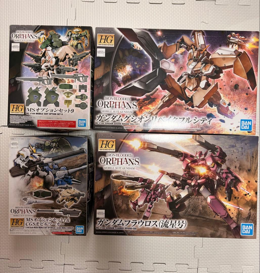 HG 鉄血のオルフェンズ 4点 まとめ売り HG 1/144 鉄華団コンプリートセット【再販】 | 機動戦士ガンダム