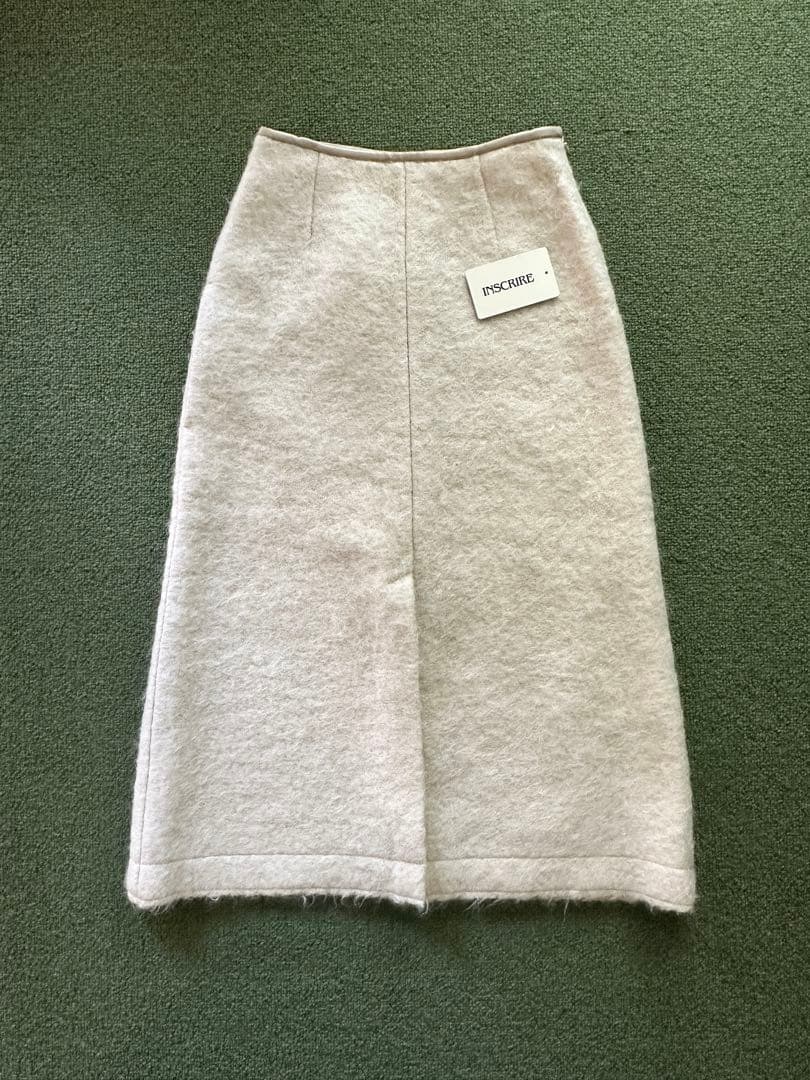 Xmasセール中! INSCRIRE モヘア　オフホワイト　スカート シアーティアードスカート | フレアスカート | NOELA OFFICIAL WEB STORE