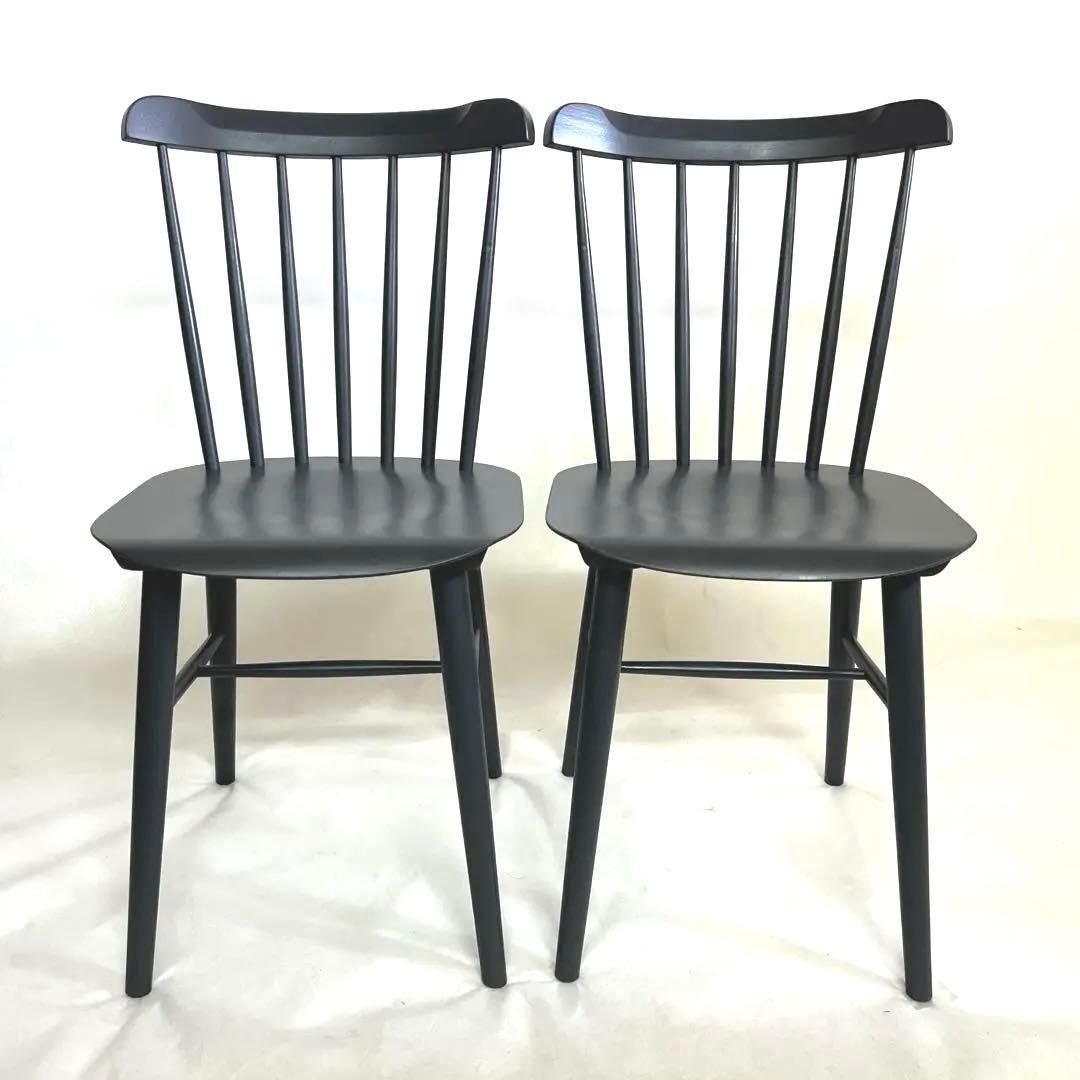 TON・アイロニカチェア・ダークグレー 2脚セット・チェコ・濃いグレー TON Ironica Chair Black 2脚セット ダイニングチェア トン チェコ
