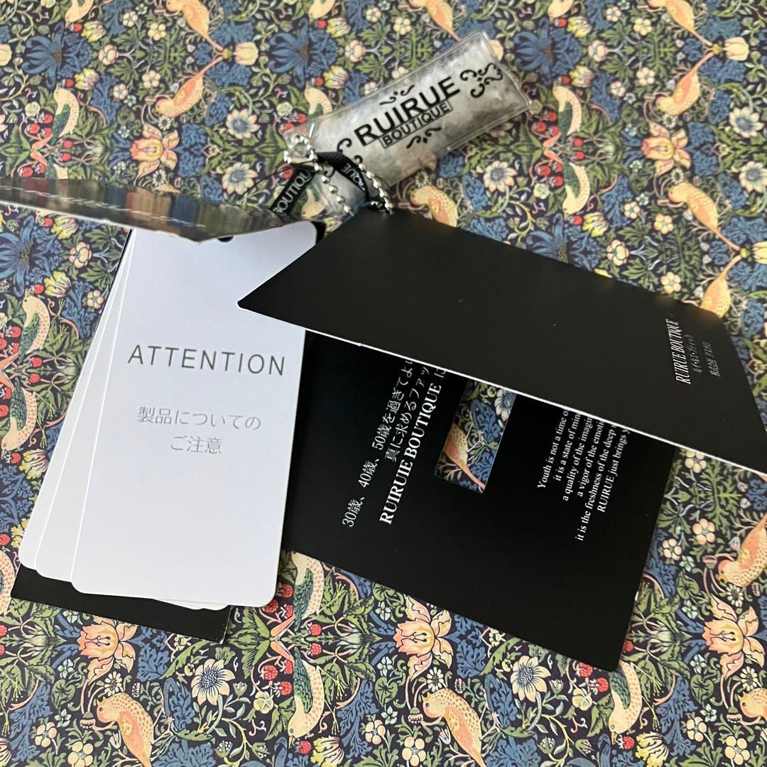 RUIRUE BOUTIQUE バックリボンショートダウンコートD488 未使用