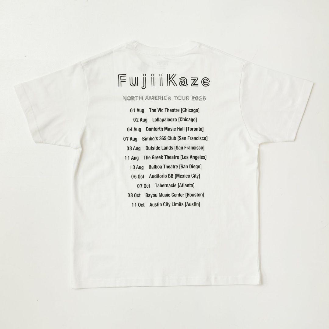 藤井風 Fujii Kaze ドリンクTシャツ White(白) XXL Fujii Kaze