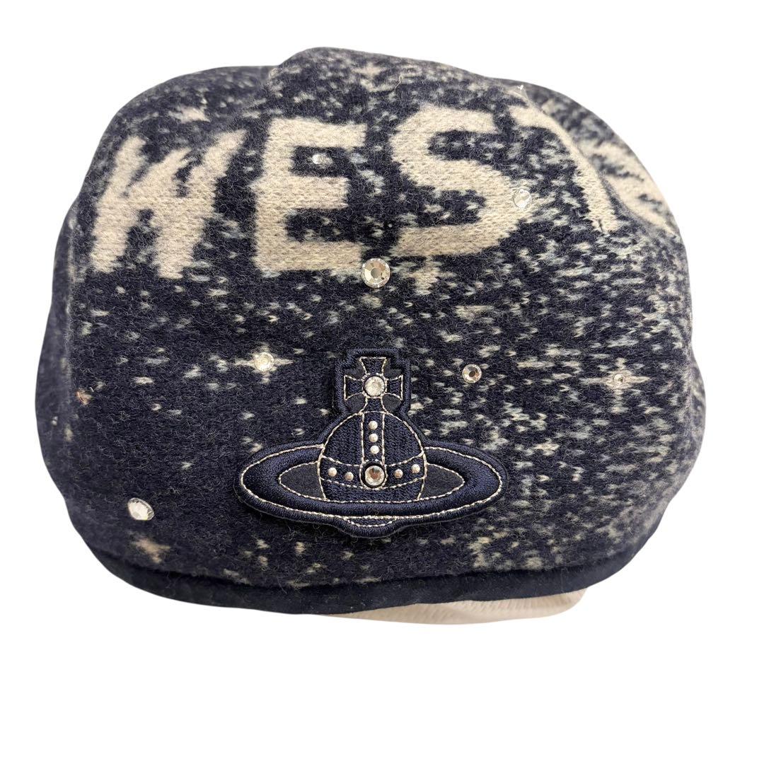希少✨美品　Vivienne Westwood ミルキーウェイ　ベレー帽　Ｍ 美品】Vivienne Westwood ミルキーウェイ ベレー帽 - メルカリ