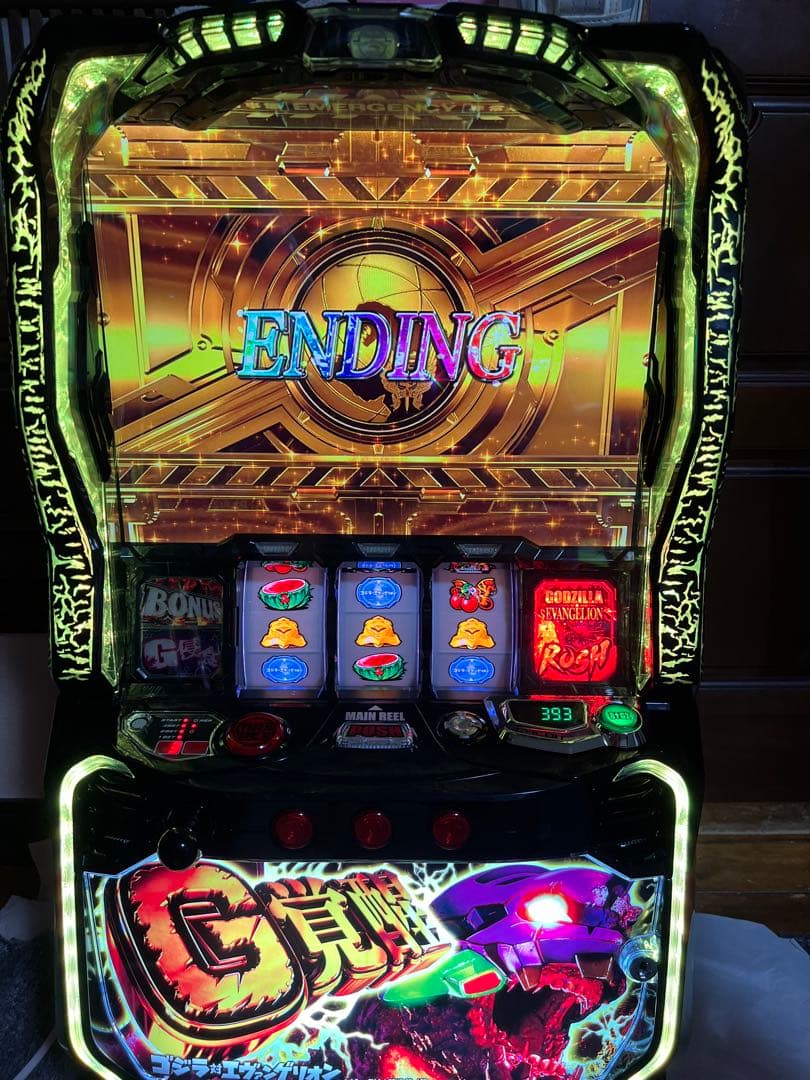 スマスロ実機　ゴジラVSエヴァンゲリオン　G覚醒パネル　簡易ユニット パチスロ実機 スマスロ「ゴジラ対エヴァンゲリオンG覚醒パネル