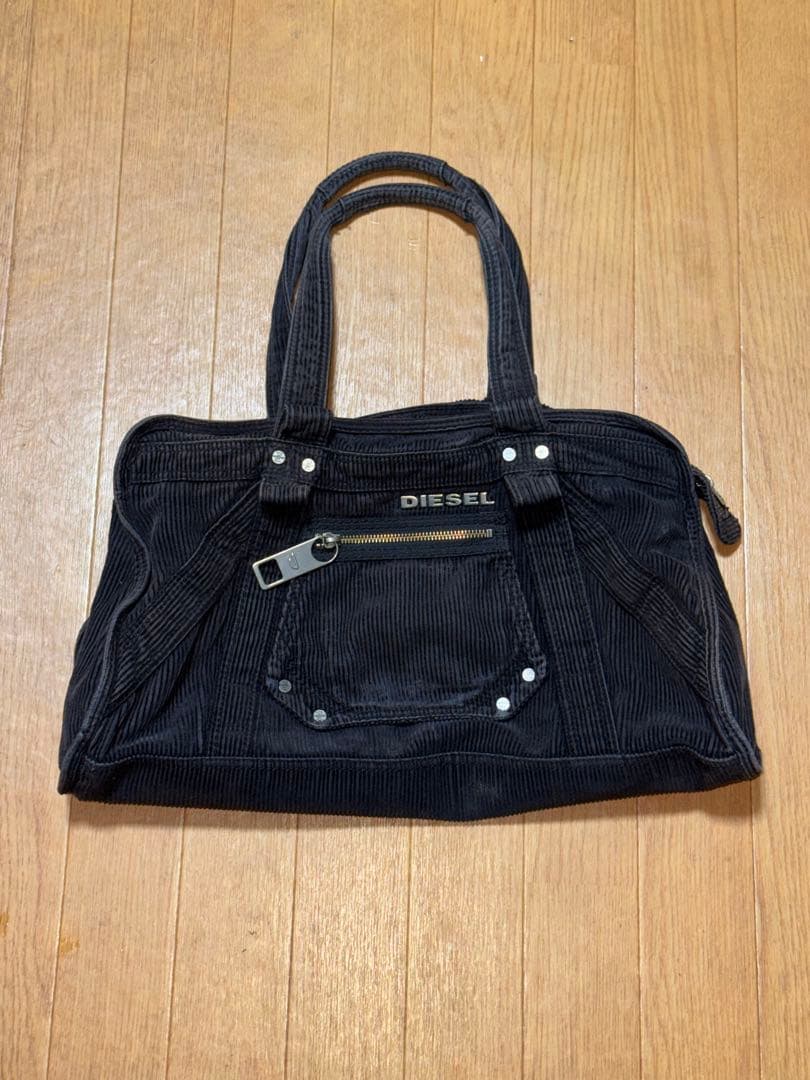 DIESEL archive metal logo ショルダーバッグ Y2K - DIESEL archive