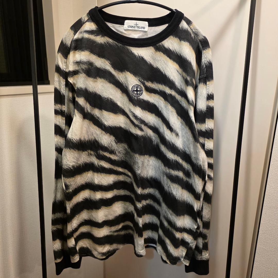 STONE  ゼブラ柄 長袖カットソー 楽天市場】ゼブラ柄（Tシャツ・カットソー｜トップス）：メンズ