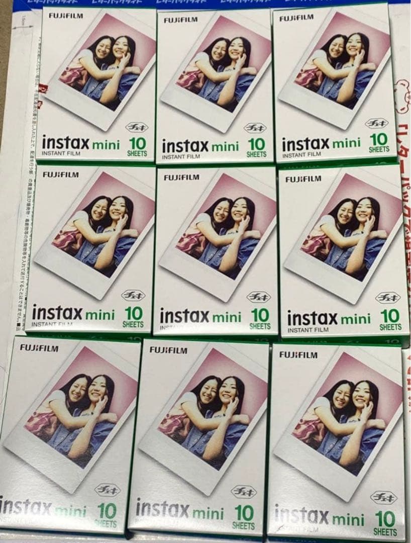 FUJIFILM instax mini フィルム 10枚入り 9 個セット チェキフィルム instax mini 10枚 インスタックス ミニ カメラ