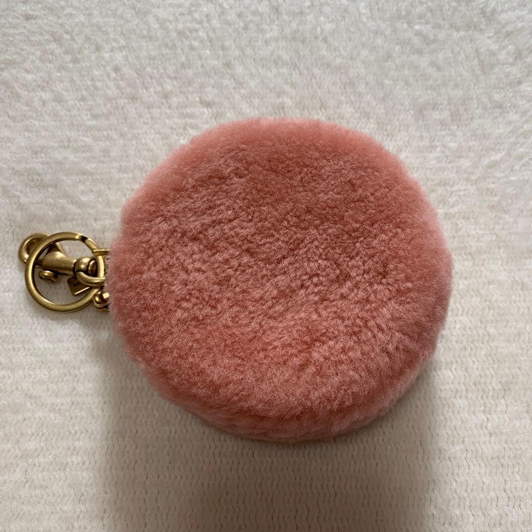 COACH コーチ　ケース　シアリング　CO226 ピンク　チャーム New Coach Shearling Coin Case Pink Carnation | Mercari