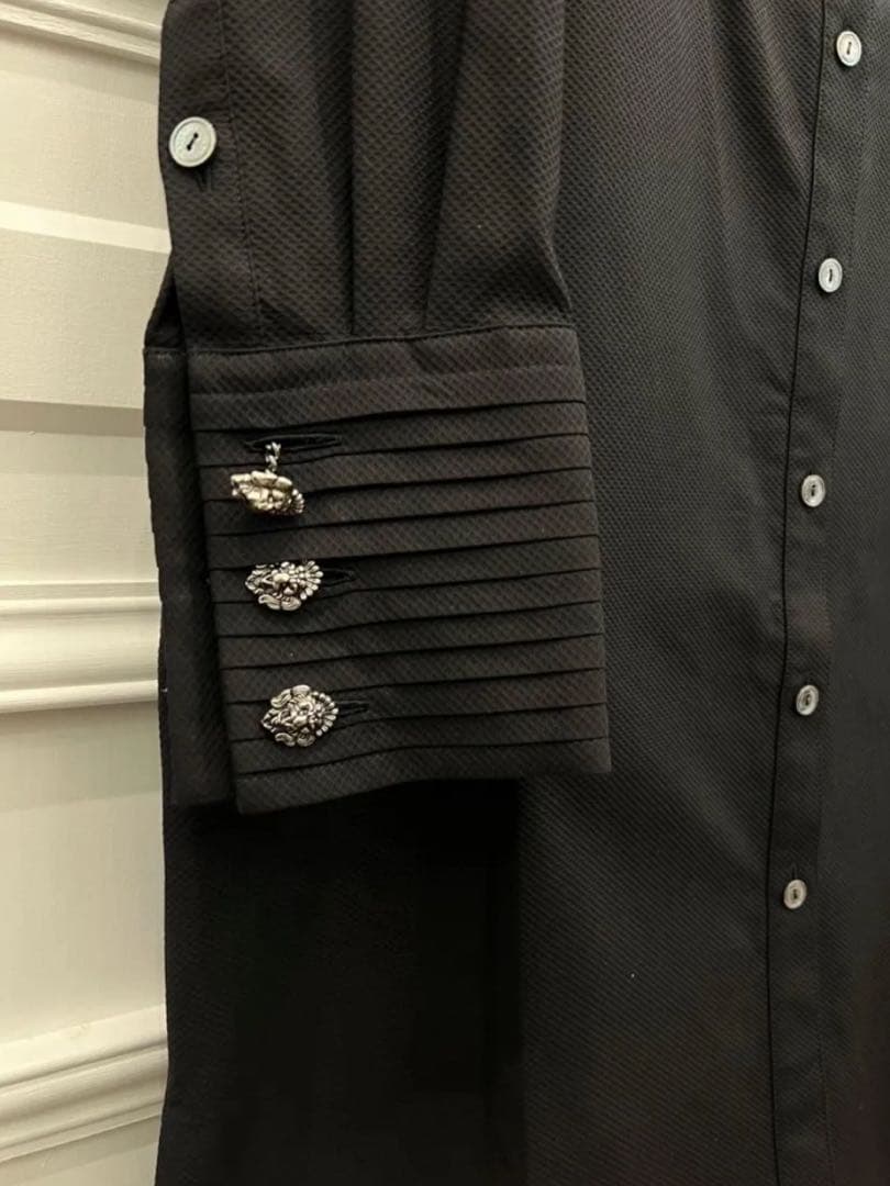 vaqutaux voyage handsomeハンサムシャツワンピースノアール - メルカリ