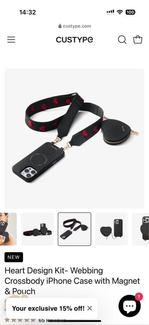 【新品未使用】CUSTYPE iPhone16Proカバー CustypeオリジナルiPhone 16 Proでハンズフリーの自由を実現 - Custype