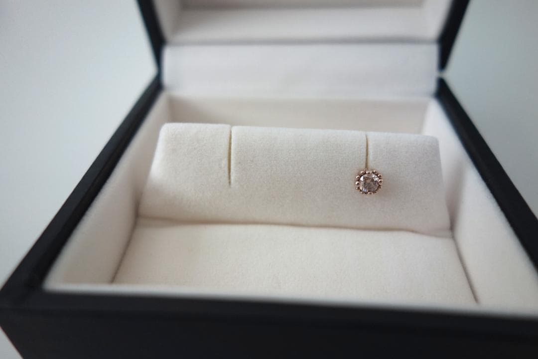 カシケイ　ブラウンダイヤモンド 片耳用ピアス カシケイブラウンダイヤモンド【KASHIKEY BROWN DIAMOND】ピアス｜正規