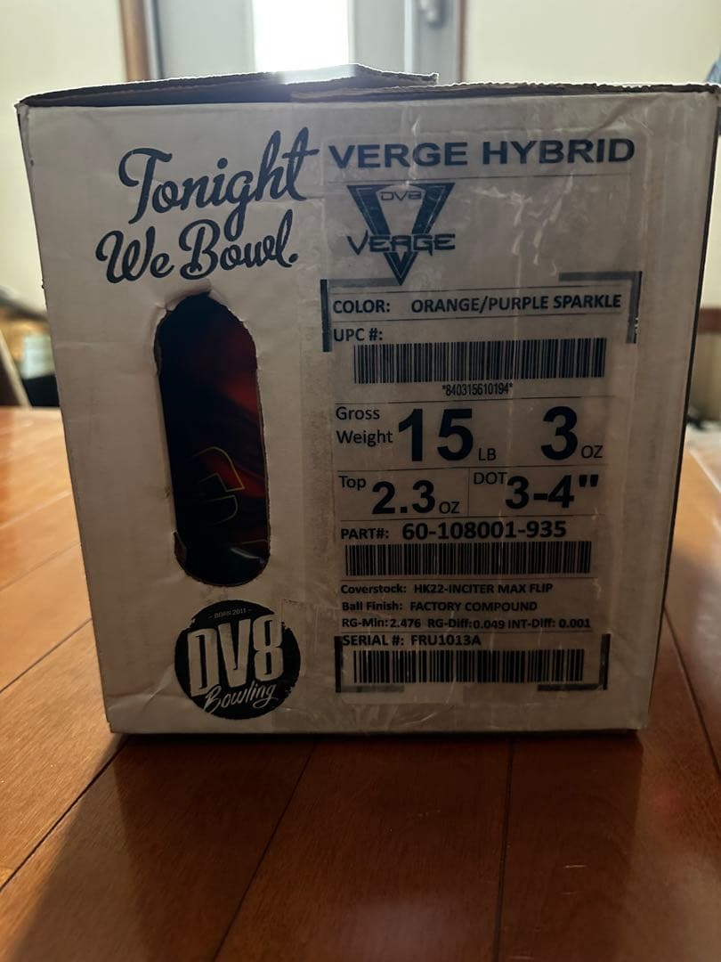 DV8 バージハイブリッド コントロール性能と攻撃性能を併せ持つバージシリーズの最高傑作が