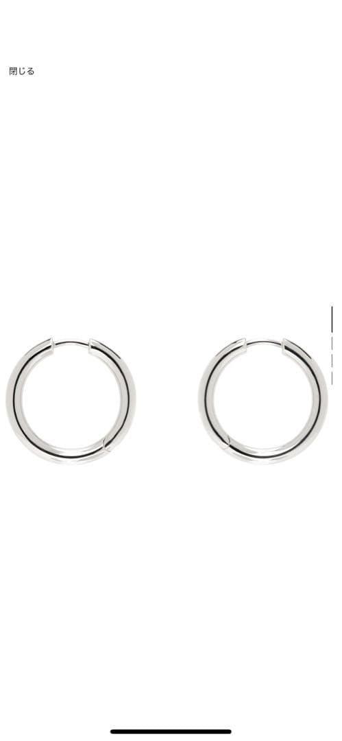 TOM WOOD フープピアス Tom Wood フープピアス | ゴールドトーン | FARFETCH JP