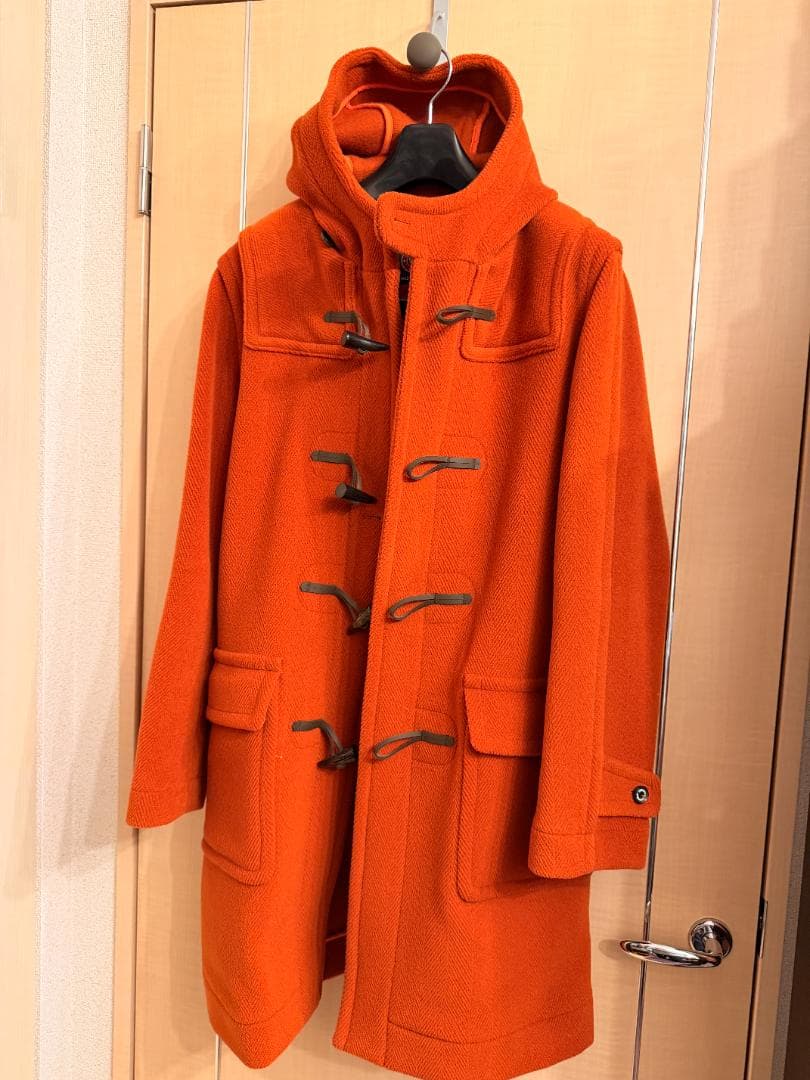 INVERTERE ダッフルコート オレンジ 38 2025年購入 美品 INVERTERE（インバーティア） 【シダーハンガープレゼント中！】 Long