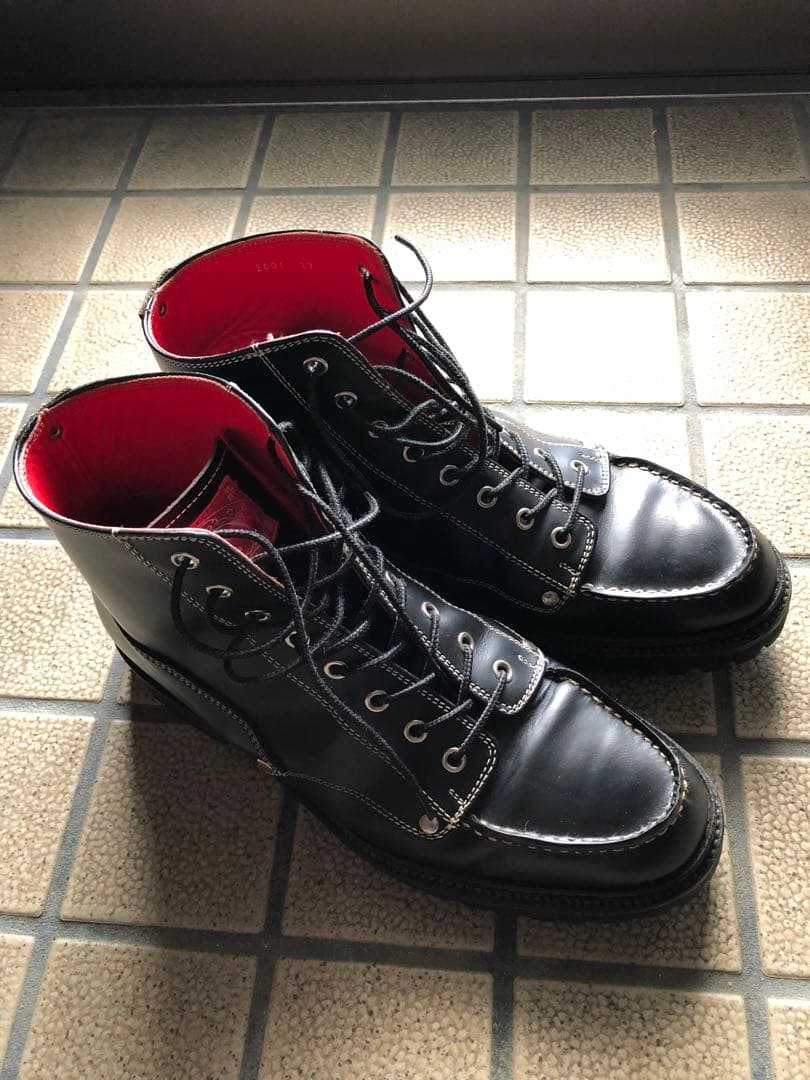 美品☆EVISU☆山根靴店☆Uチップ ブーツ☆サイズ27 - メルカリ