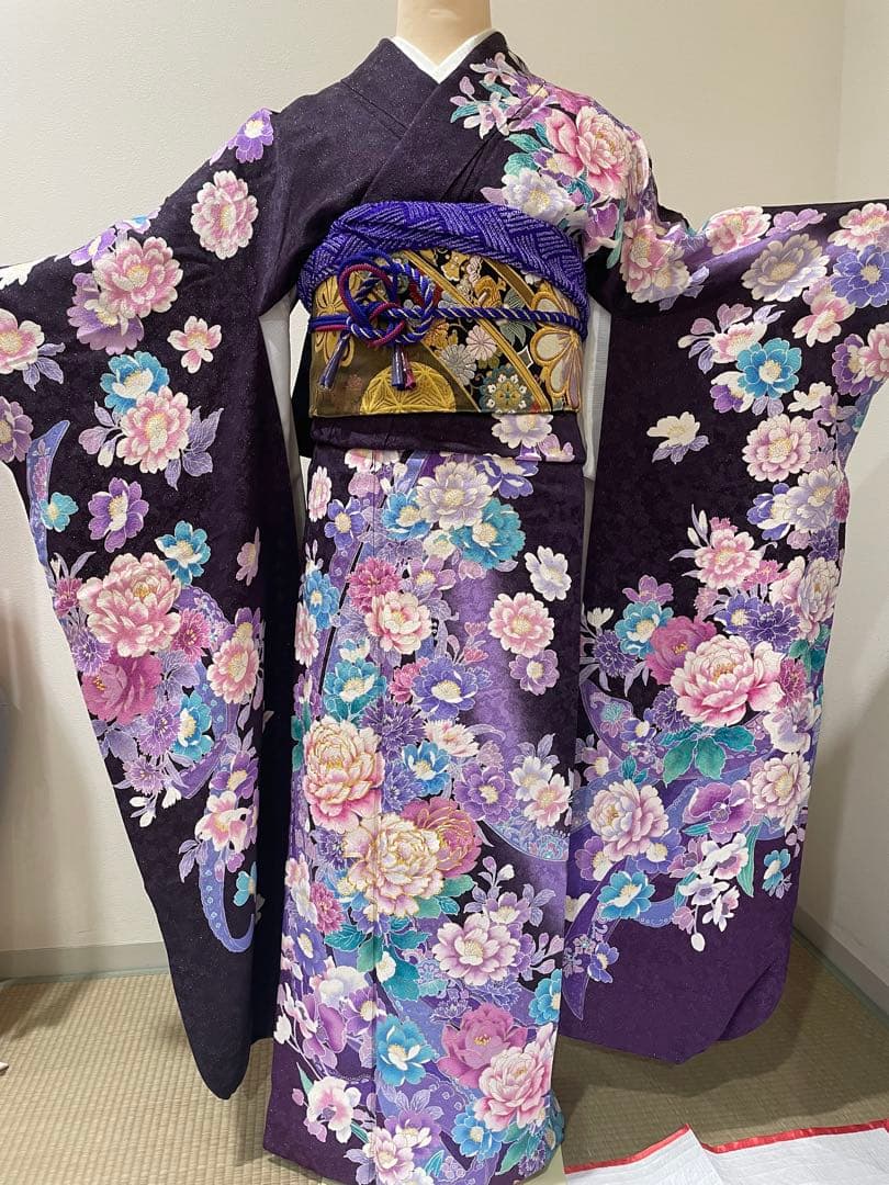 振袖、長襦袢の2点セット KYOETSU（京越） (長襦袢 二尺袖) 卒業式 振袖 長襦袢 3colors 二尺袖