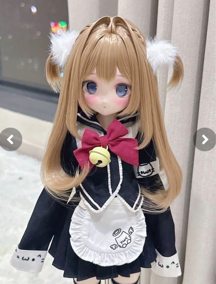 海外ディーラー様製 MDD ウィッグ 8-9インチ シャンパンゴールド