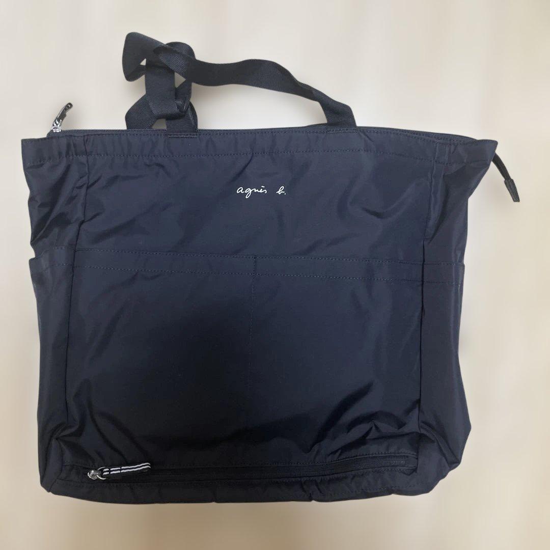 【だありむ】agnis b. ペアレンツバッグ マザーズバッグ agnes b.（アニエスベー） マザーズバッグ ロゴ ペアレンツバッグ