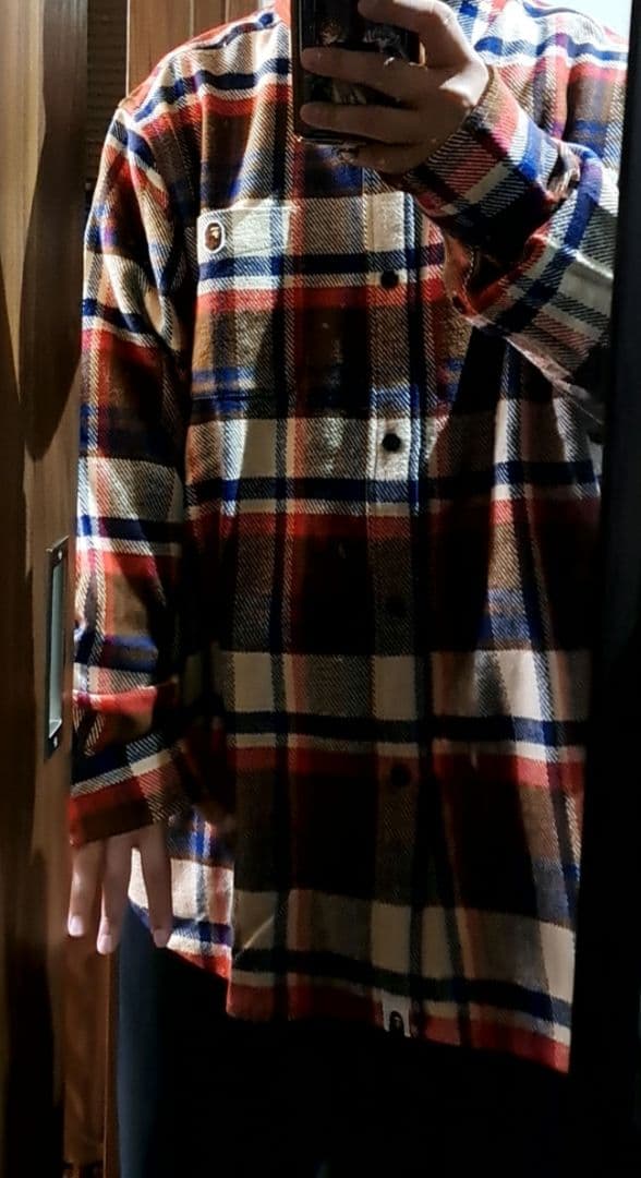 ラブジェネチェック柄ジャケット - メルカリ