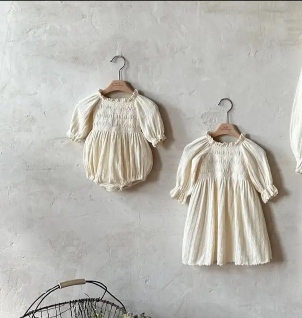 monbebe ワンピース 3点セット 楽天市場】セレモニードレス 3点セット ( ロンパース + ボンネット +