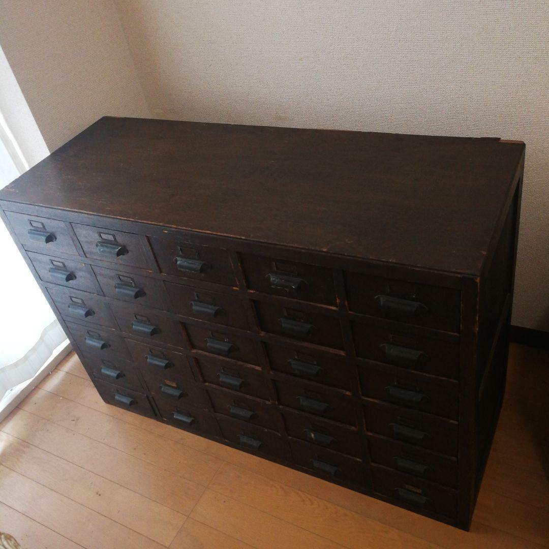 薬箪笥　レトロな年代物 楽天市場】一点物 日本製 薬箪笥 和箪笥 和ダンス チェスト