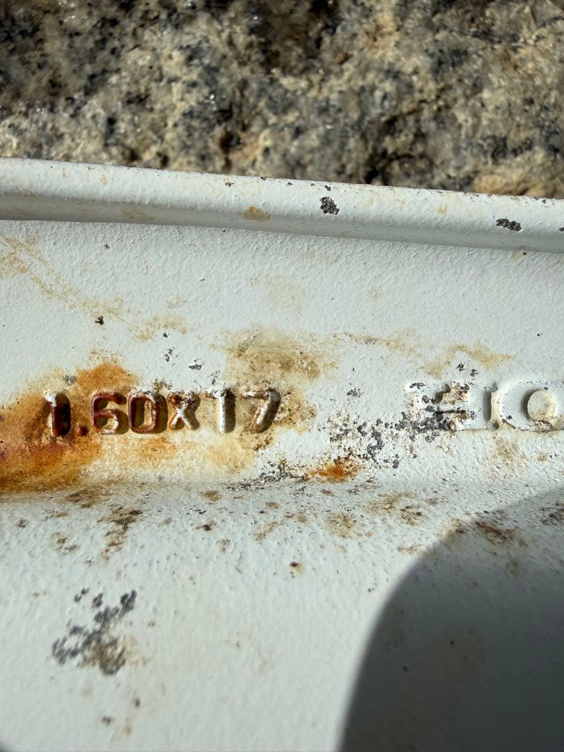 HONDA NS50 アルミホイール 1.60x17 サビあり