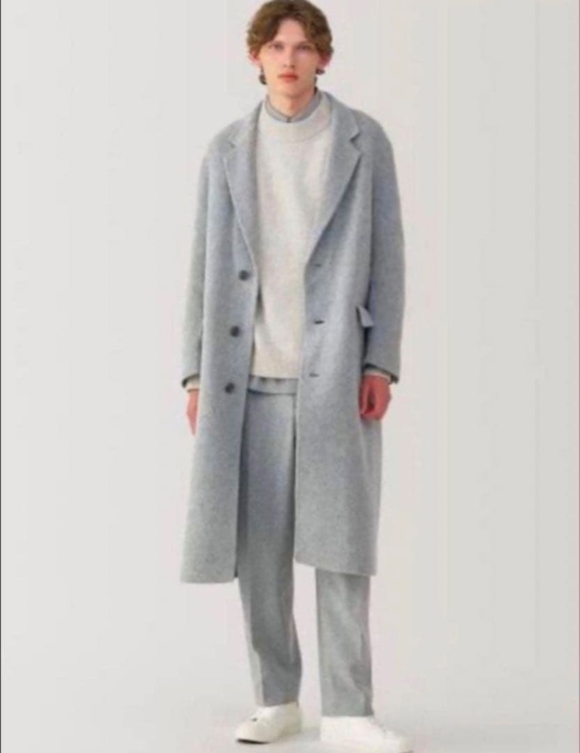 MUJILabo カシミヤチェスターコート グレー Mサイズ カシミヤ混ロングコート”がこの値段⁉ 無印良品「MUJI Labo」のアウター